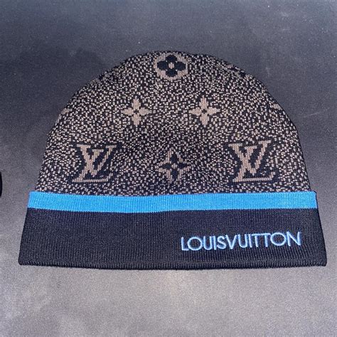 louis Vuitton Monogram eclipse beanie